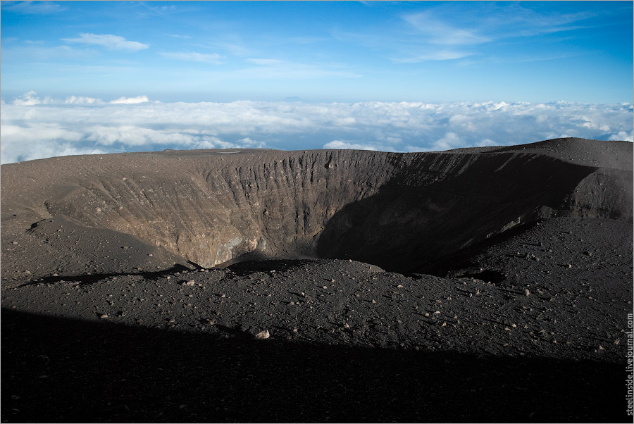 Кратер вулкана Мерапи